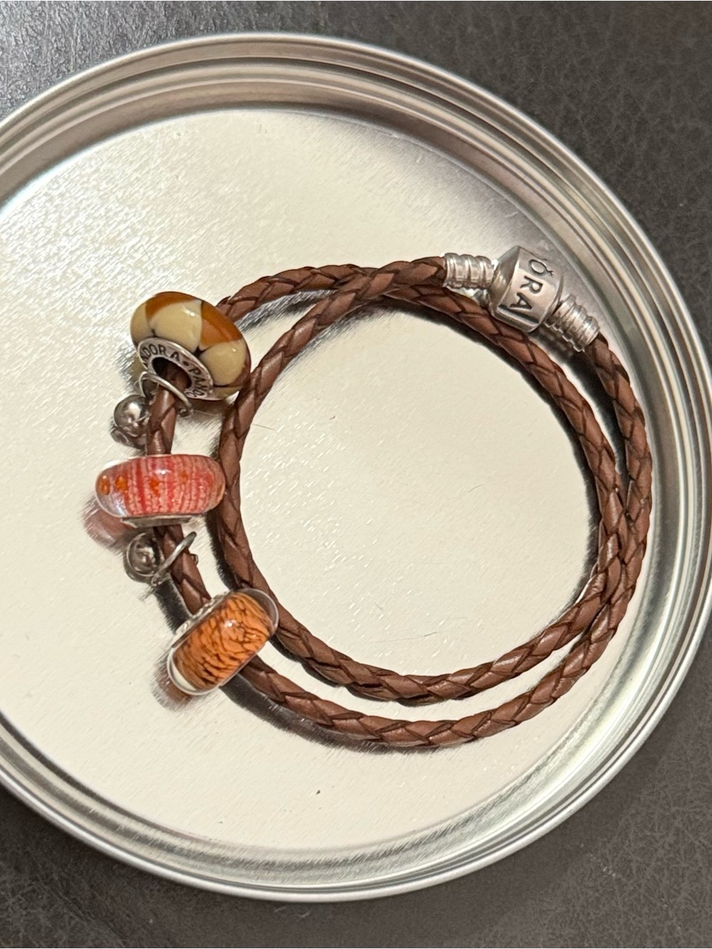 Pandora Moments leather Bracelet 35 cm / 13.75 inches